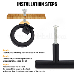 8 комплект ручек для ящиков из цинкового сплава и нержавеющей стали FIND-AR0001-45EB