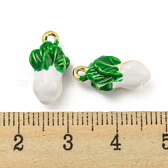 Латунь эмаль подвески&nbsp;KK-P258-17C-G