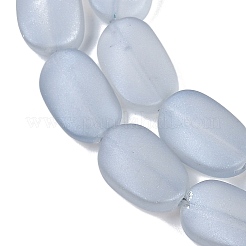 Стеклянные бусины с гальваническим покрытием  EGLA-C009-01B-PL03