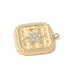 Подвески из нержавеющей стали 304 со стразами STAS-Z122-55G