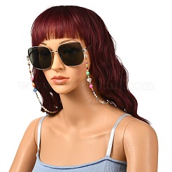 Стеклянные бусины цепочки для очков AJEW-EH00383-03