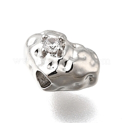 Латунные микропаве из прозрачного кубического циркония&nbsp;LS-KK-U061-15C-P