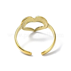 Открытое манжетное кольцо из нержавеющей стали 304 с ионным покрытием (IP)&nbsp;RJEW-L109-043G