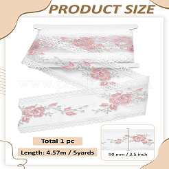 5 Yards Polyester besticktes Spitzenband&nbsp;OCOR-LP0003-83