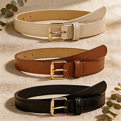 3 ceinture en cuir PU bicolore&nbsp;AJEW-CL0005-95