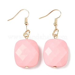 Комплекты серег и ожерелий из акриловых граненых прямоугольных бусин в стиле бохо WGBB337-10