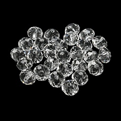 Прозрачный Electroplate стеклянные бусины&nbsp;GLAA-L046-02H