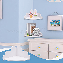 3 Stück Wandhalterungs-Set aus Wolkenholz&nbsp;ODIS-WH0099-178A