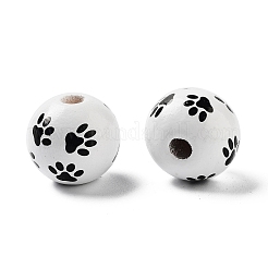 Деревянные бусины на тему собаки&nbsp;WOOD-M011-05A-01
