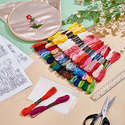 10 лист прямоугольной водорастворимой ткани для вышивки крестом&nbsp;DIY-PH0029-39