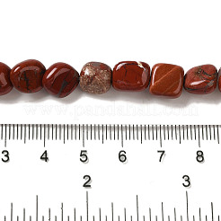 Натуральные красные яшмы бусы пряди G-B078-D05-01
