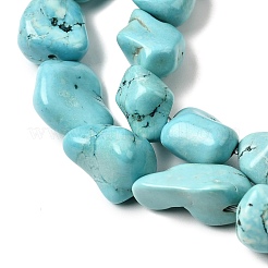 Естественный зеленый бирюзовый нитей бисера&nbsp;G-N0312-01