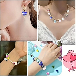 Бусы лэмпворк ручной работы LAMP-YW0002-02A