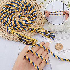 Веревка чести выпускной полиэстер&nbsp;AJEW-WH0314-317B