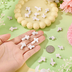 20шт 2 стиля натуральные бусины из говлита&nbsp;G-TA0002-85