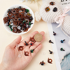 80 набор 8-х цветных пластиковых глаз KY-PH0001-92