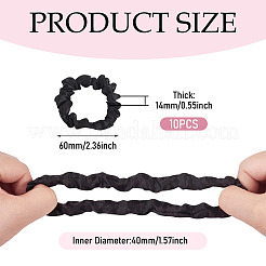 10 pieza de accesorios para el cabello de poliéster&nbsp;OHAR-TAD0001-03