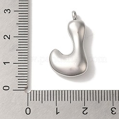 Pendentifs en acier inoxydable 304 anti-ternissement&nbsp;STAS-M017-08P-12