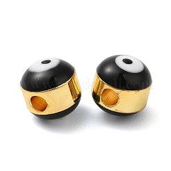 Perle di smalto in ottone&nbsp;KK-E048-02G-04