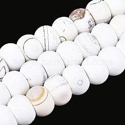 Окрашенные естественный агат бисер пряди G-T144-26A