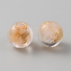 Бусины ручной работы бусины золотого песка&nbsp;LAMP-WH0011-03B-05