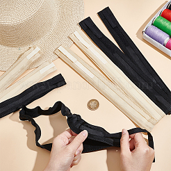 8 шт. двухцветная полиэстеровая подкладка для уменьшения размера шапки AJEW-BC0006-98