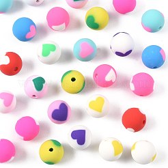 72шт 12 цвета бусины из полимерной глины ручной работы CLAY-FS0001-43