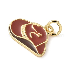 Латунь эмаль подвески&nbsp;KK-C110-21A-G