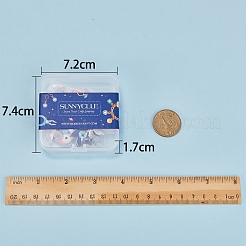 ナザールボンジュウ合金エナメルチャーム  葉  ビーズコンテナ付  ミックスカラー  20.5x20x3mm  穴：1.5mm  約30個/箱&nbsp;ENAM-SC0001-11