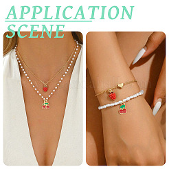 12 шт. 12 стиля эмалевых подвесок из нержавеющей стали 304&nbsp;STAS-TA0003-33