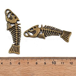 Gros pendentifs en alliage de style tibétain&nbsp;TIBE-T007-26AB-FF