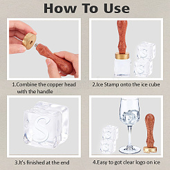 1 шт. головка штампа из латуни золотистого тона&nbsp;DIY-CA0006-34S