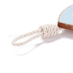 Pendentif suspendu en bois de poisson de style méditerranéen&nbsp;HJEW-C007-01