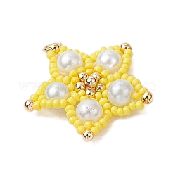 Подвески-звезды из стеклянных бусин&nbsp;PALLOY-MZ00524-03