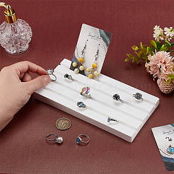 Подносы для демонстрации колец с 4 слотом RDIS-WH0018-07