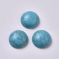 Cabochons en turquoise synthétique&nbsp;G-TAC0001-01E