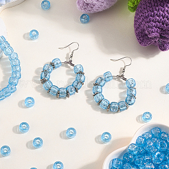 500 шт. прозрачные пластиковые бусины KY-SP0001-54F