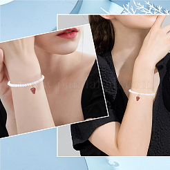 400 шт. круглые бусины из опалита&nbsp;GLAA-DC0001-11