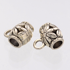 Шарм носитель ствол тибетского серебра трубки поручни&nbsp;LS-AB647Y