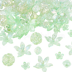 94pcs 4 Arten transparente Acrylperlen&nbsp;TACR-TA0001-84