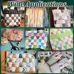 6шт 6 стиля прозрачный акриловый швейный шаблон AJEW-NB0007-76A