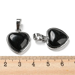 Природные подвески обсидиана G-I358-A24