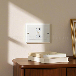 18 шт. нейлоновая крышка американского конвертера розетки&nbsp;AJEW-CN0003-75