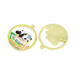Pendenti placcati oro della lega dello smalto&nbsp;ENAM-Z017-08G-02