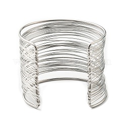 Многорядные браслеты-манжеты из нержавеющей стали 304&nbsp;LS-BJEW-E079-01P