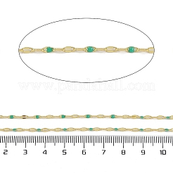 Латунные цепи с покрытием стойки&nbsp;AJEW-Q153-02G-07