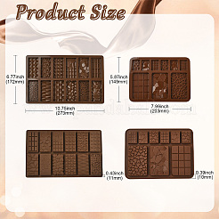 2шт 2 стиля силиконовые Молды&nbsp;DIY-CJ0002-95