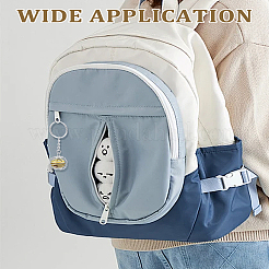 16шт. брелок из сплава со спиральными бусинами&nbsp;KEYC-LP0001-07