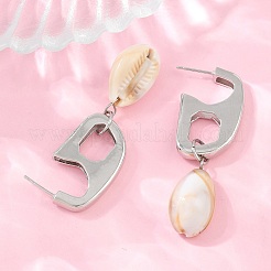 Boucles d'oreilles pendantes en laiton&nbsp;KK-CBA8324-17P