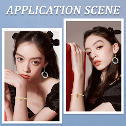 180шт 4 стильные стеклянные бусины&nbsp;SEED-CN0001-35